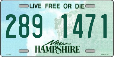 NH license plate 2891471