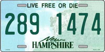 NH license plate 2891474