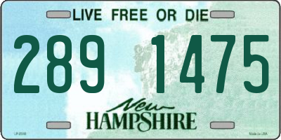 NH license plate 2891475