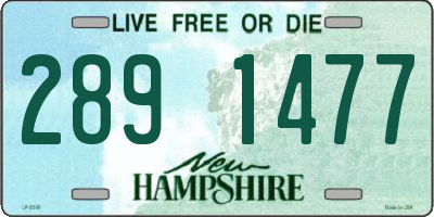 NH license plate 2891477