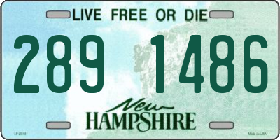 NH license plate 2891486