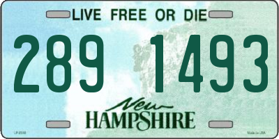 NH license plate 2891493