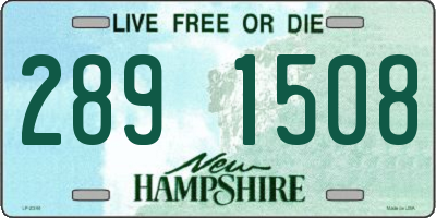 NH license plate 2891508