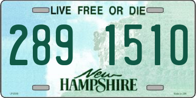 NH license plate 2891510