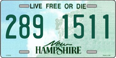 NH license plate 2891511
