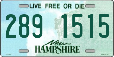 NH license plate 2891515