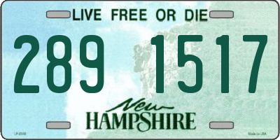 NH license plate 2891517