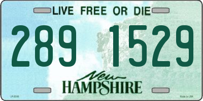 NH license plate 2891529