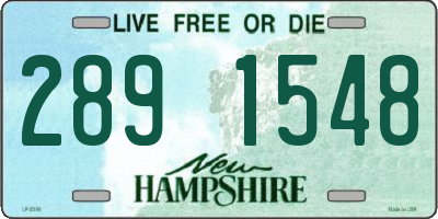 NH license plate 2891548