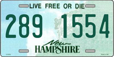 NH license plate 2891554