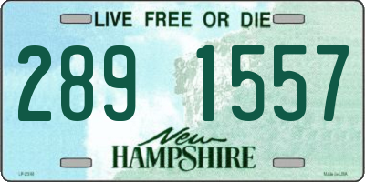 NH license plate 2891557