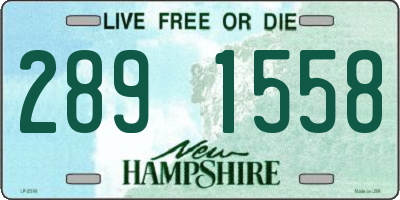 NH license plate 2891558