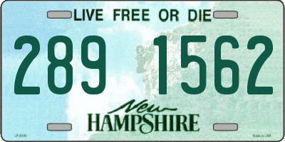 NH license plate 2891562