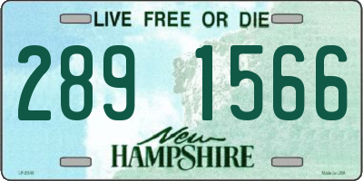 NH license plate 2891566