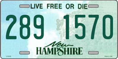 NH license plate 2891570