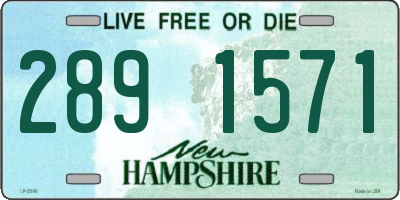 NH license plate 2891571