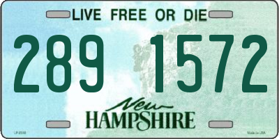 NH license plate 2891572