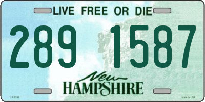 NH license plate 2891587