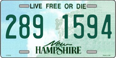 NH license plate 2891594