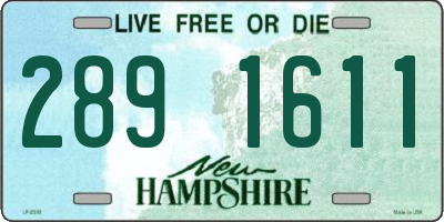 NH license plate 2891611