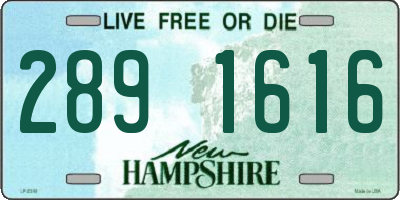 NH license plate 2891616