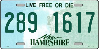 NH license plate 2891617