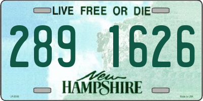 NH license plate 2891626