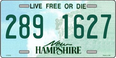 NH license plate 2891627