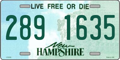 NH license plate 2891635