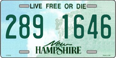 NH license plate 2891646