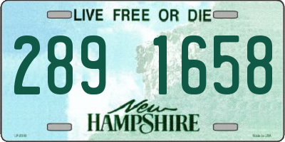 NH license plate 2891658