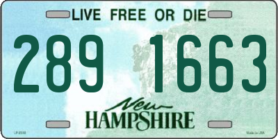 NH license plate 2891663