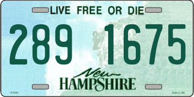 NH license plate 2891675