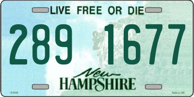 NH license plate 2891677