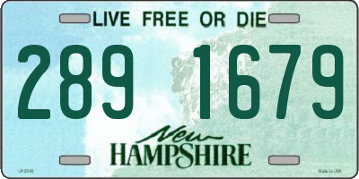 NH license plate 2891679