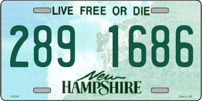 NH license plate 2891686