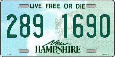 NH license plate 2891690