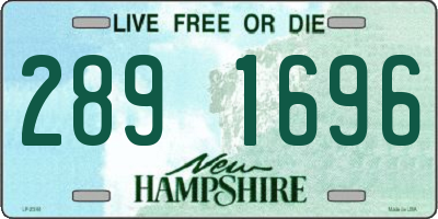 NH license plate 2891696