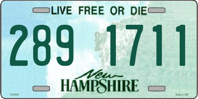 NH license plate 2891711