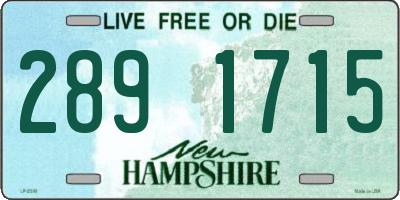 NH license plate 2891715