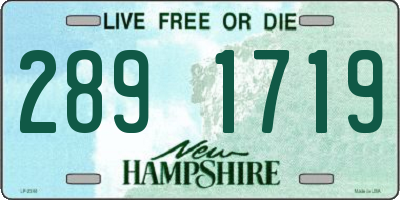 NH license plate 2891719