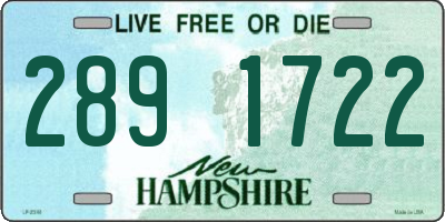 NH license plate 2891722