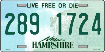 NH license plate 2891724