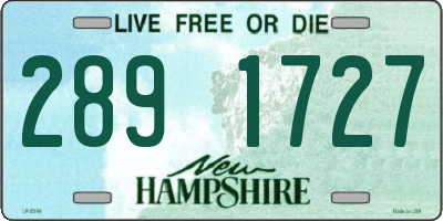 NH license plate 2891727