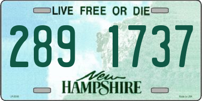 NH license plate 2891737