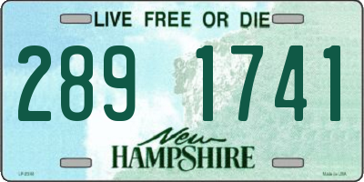 NH license plate 2891741