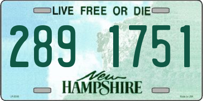 NH license plate 2891751