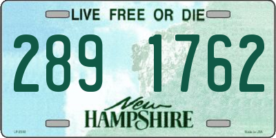 NH license plate 2891762