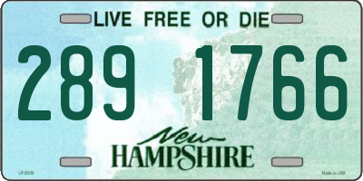NH license plate 2891766