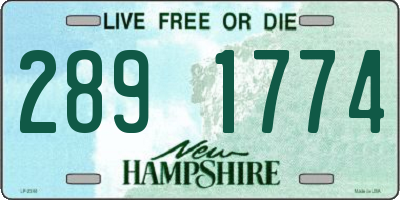 NH license plate 2891774